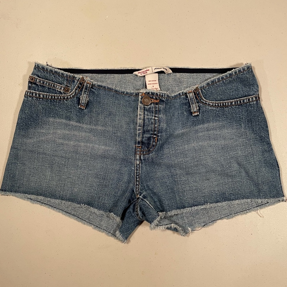 Abercrombie Denim short shorts size 2